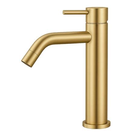 ברז מים קרים זהב מוברש מסדרת Lani מבית Waterfall