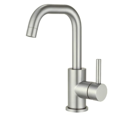 ברז פרח קצר ניקל מוברש מסדרת Toma מבית Waterfall