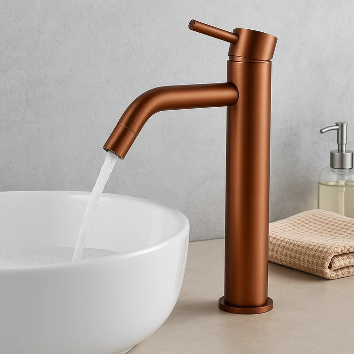 ברז מים קרים רוז גולד מסדרת Lani מבית Waterfall – תמונה 3